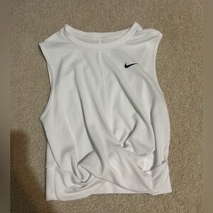 Nike Women's White Sleeveless Top